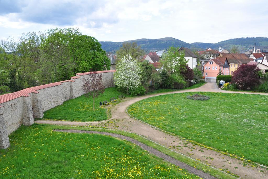 Hotel Am Hohen Schwarm Saalfeld Saale المظهر الخارجي الصورة